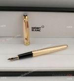 Yellow Gold Mont Blanc Meisterstuck Fountain Pen Best Gift